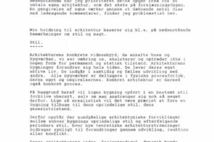 Arkitekten – hans værk og tanker – Forelæsning Magten og Moden, 1991.5