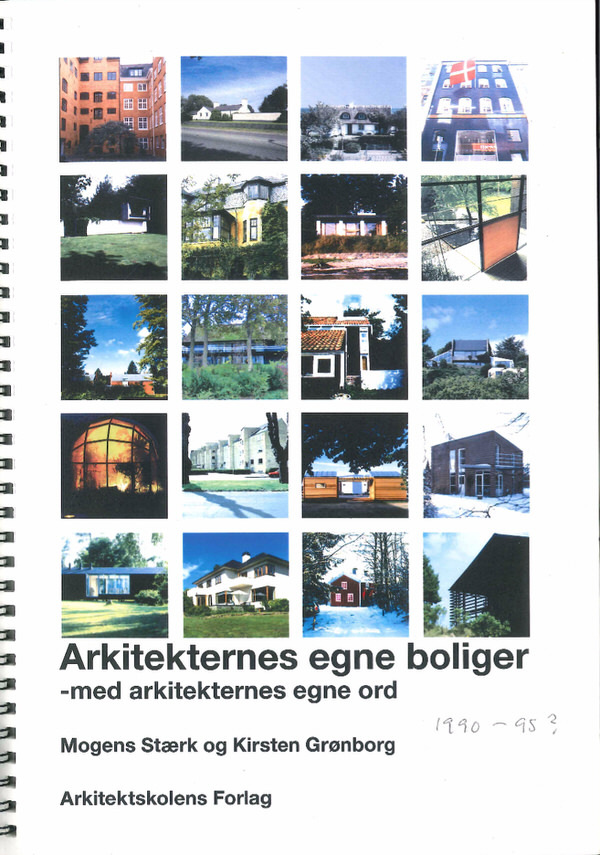 Arkitekternes egne boliger. Arkitektskolens Forlag (korrekturskrift), 2010