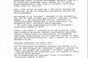 Bevaringsproblemer i forbindelse med historiske monumenter – Foredrag Thorshavn 3.6.1997