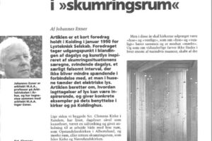 Dagslys og kunstlys i skumringsrum – LP Lys 1:1991