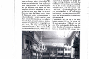 En protestantisk kirke – Nordisk Kirkeprojekt, Løgumkloster, 1988.1
