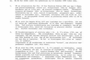 Til fredningsstyrelsen. Koldinghus’ trappetårne, 1986.2