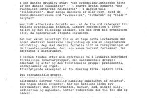 Inspirationer til kirkeinventar – Artikel til ADA, 1997.6