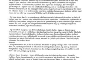 Interview med J. Exner – Claus Grymer, Kristeligt Dagblad