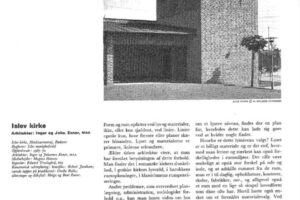Islev Kirke – Arkitektur 5:73, 1973