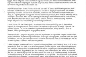 Islev Kirkes murværk 30.6.2009