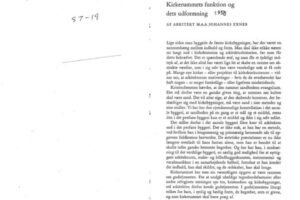 Kirkerummets funktion og dets udformning – Kirkefondets Årbog 1958