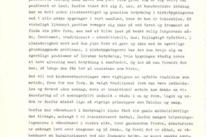 Om Sørbymagle Kirkes restaurering, dec 1965