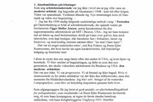 Om at udfolde det moderne – Foredrag Docomomo, 2005.3