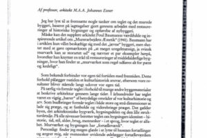 Om murværks fortælleværdi og historisk inspiration – Mur og Rum, 1985.5