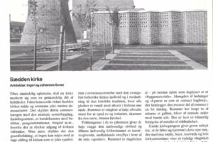 Sædden Kirke – Arkitektur 3:82, 1982