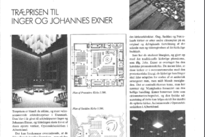 Træprisen til Inger og Johannes Exner – Arkitekten 16:87, 1987