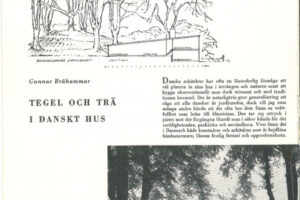 Tegel og trä i danskt hus. Højagervej 11 – HEM (svensk)