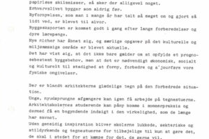 Træprisen. Knud Friis tale ved overrækkelse i Opstandelseskirken, 1987